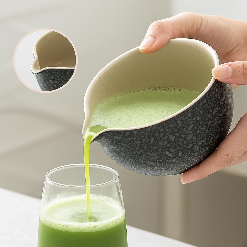 Coradoma® Matcha Tee Set – 7-teiliges Japanisches Bambus Ceremonial Set