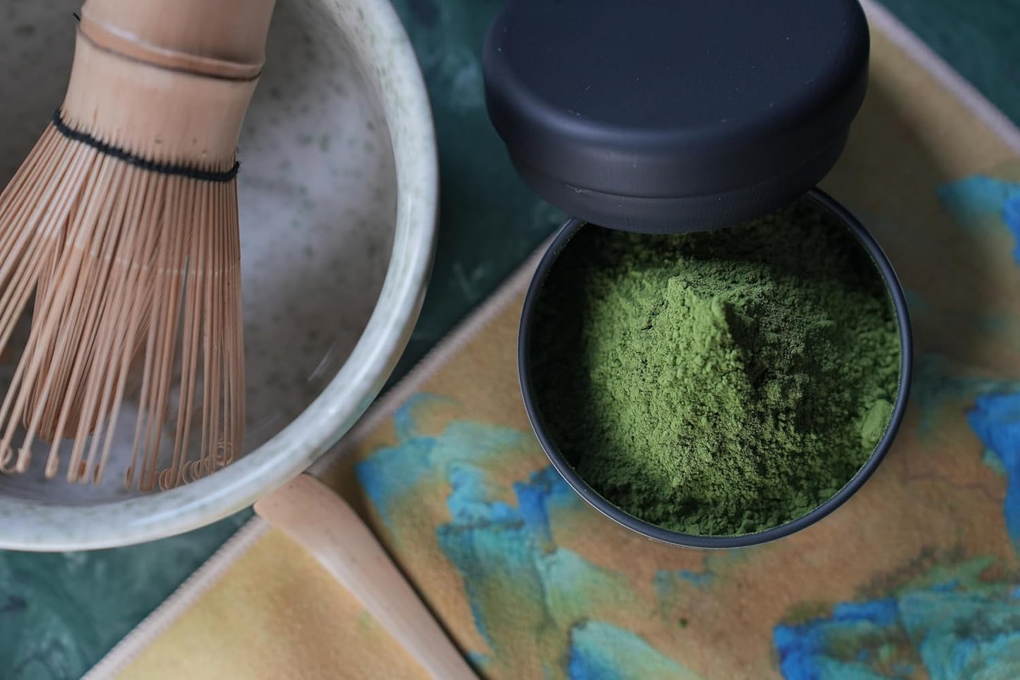Coradoma® Ceremonial Grade Matcha – Reines Matcha-Pulver aus Japan Uji Kyoto – 40g Dose / 100g Beutel