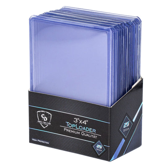 Coradoma® 25x Toploader Ultra Clear Premium Card Sleeves