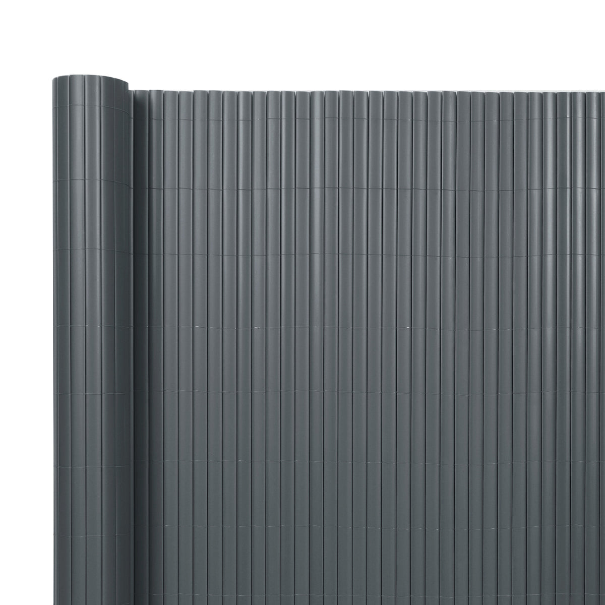 PVC Sichtschutzmatte Anthrazit 90-180cm Sichtschutzzaun für Balkon Garten