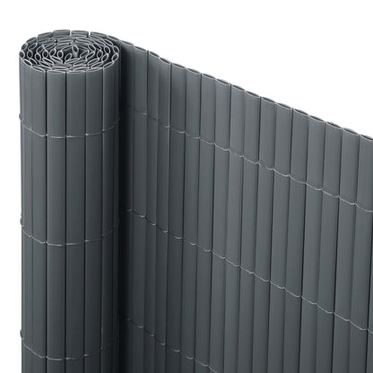 PVC Sichtschutzmatte Anthrazit 90-180cm Sichtschutzzaun für Balkon Garten