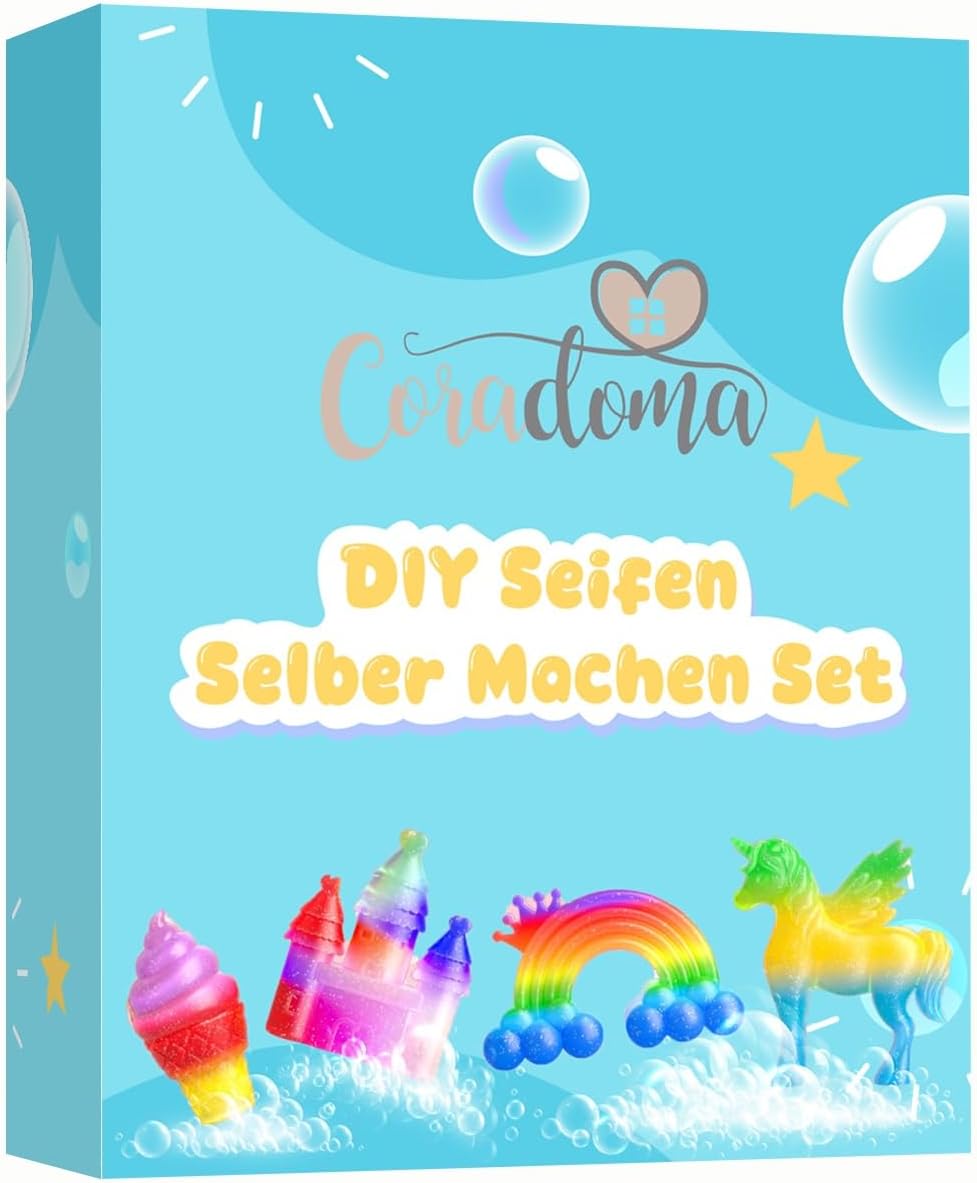 Coradoma® DIY Seifen Set – Seife selber machen für Kinder ab 3 Jahren