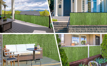 Coradoma® Sichtschutz Hecke Kunstpflanze in 5 Größen 100-180cm | Idealer Sichtschutz für Balkon, Garten und Terrasse