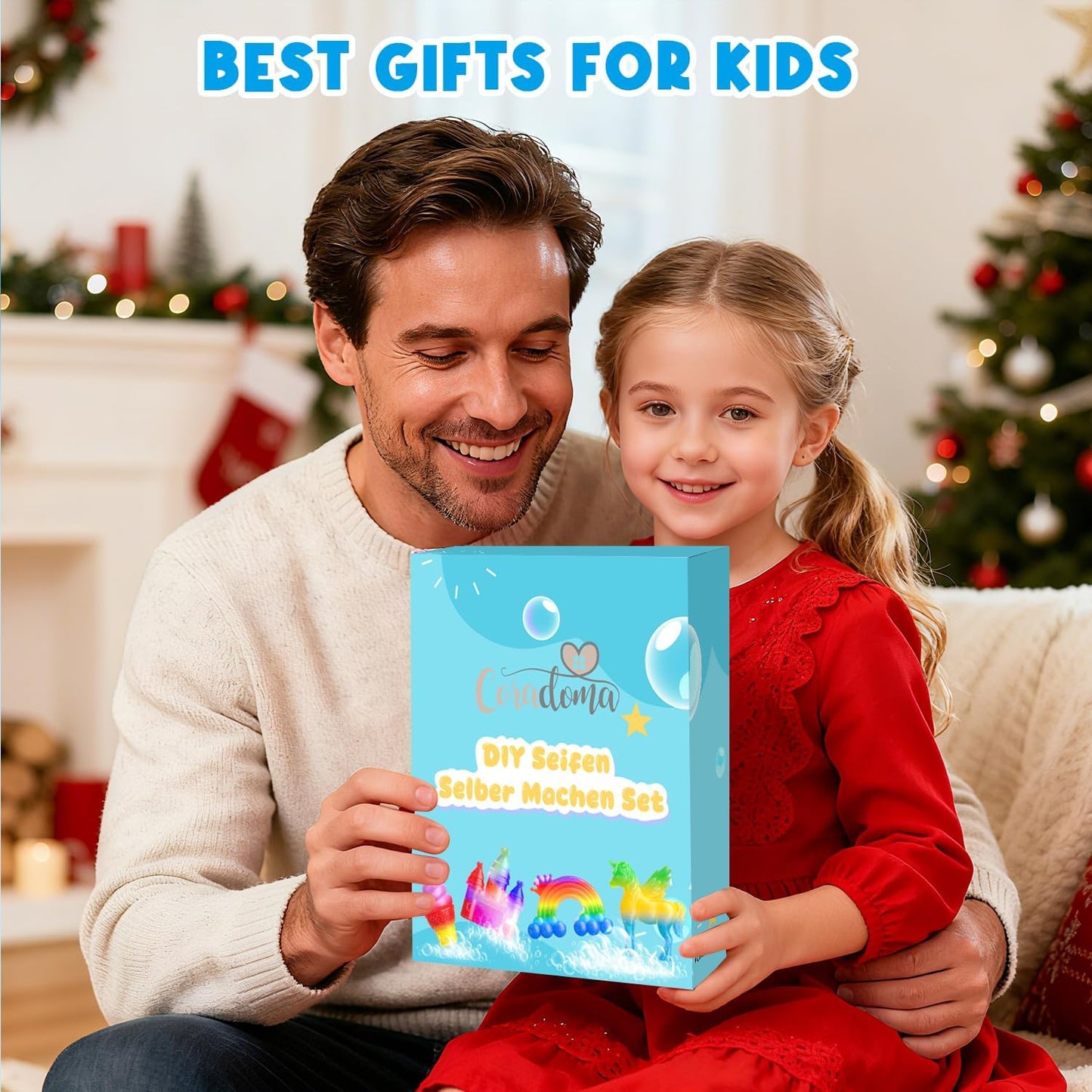 Coradoma® DIY Seifen Set – Seife selber machen für Kinder ab 3 Jahren