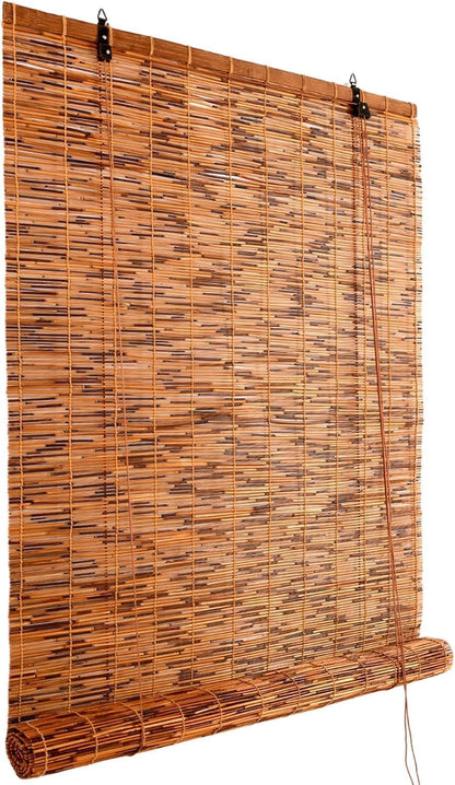 Coradoma® Bambus Rollo Sichtschutz Jalousie für Fenster