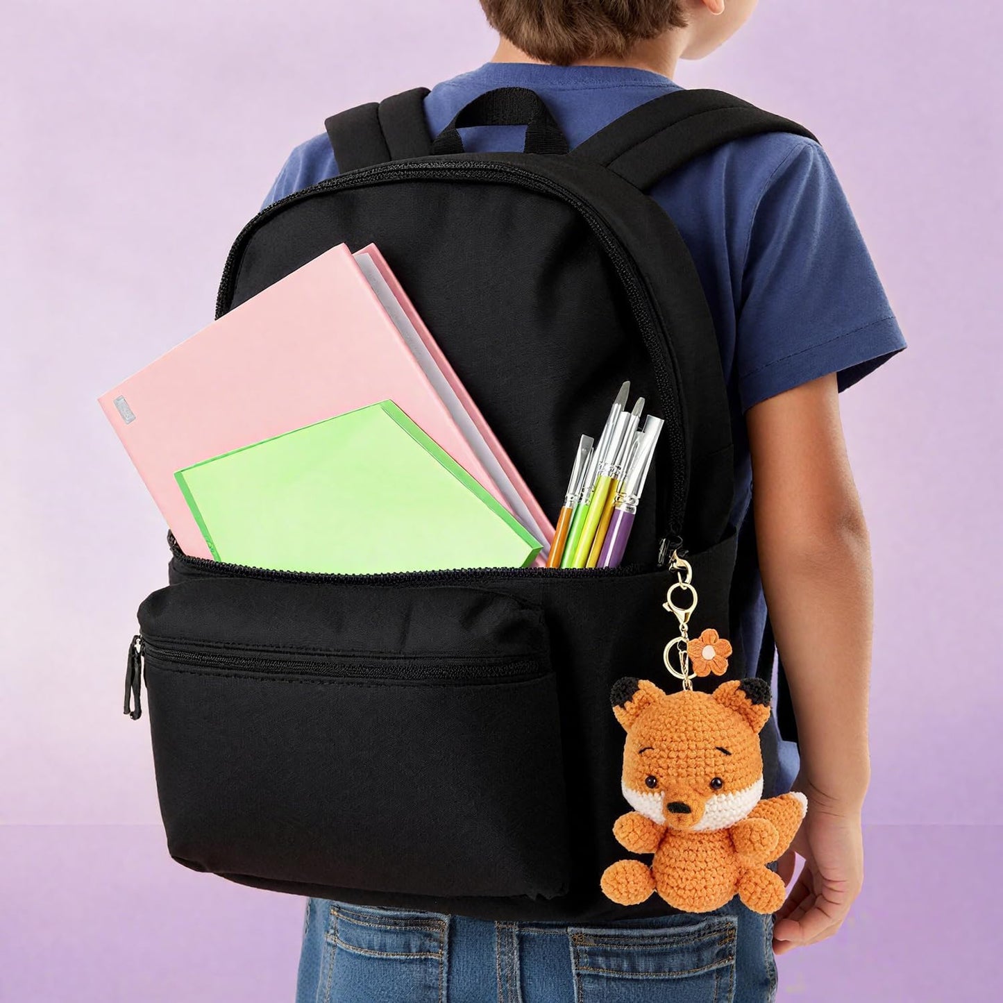 Coradoma® Häkelset für Kinder – Amigurumi Starterset für Anfänger