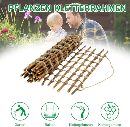 Coradoma® Rankhilfe aus Weide Rankgitter für Kletterpflanzen 30/50/100x200 cm