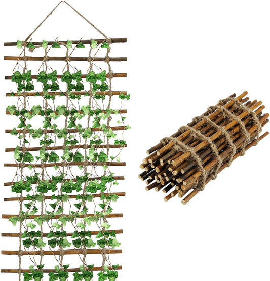 Coradoma® Rankhilfe aus Weide Rankgitter für Kletterpflanzen 30/50/100x200 cm
