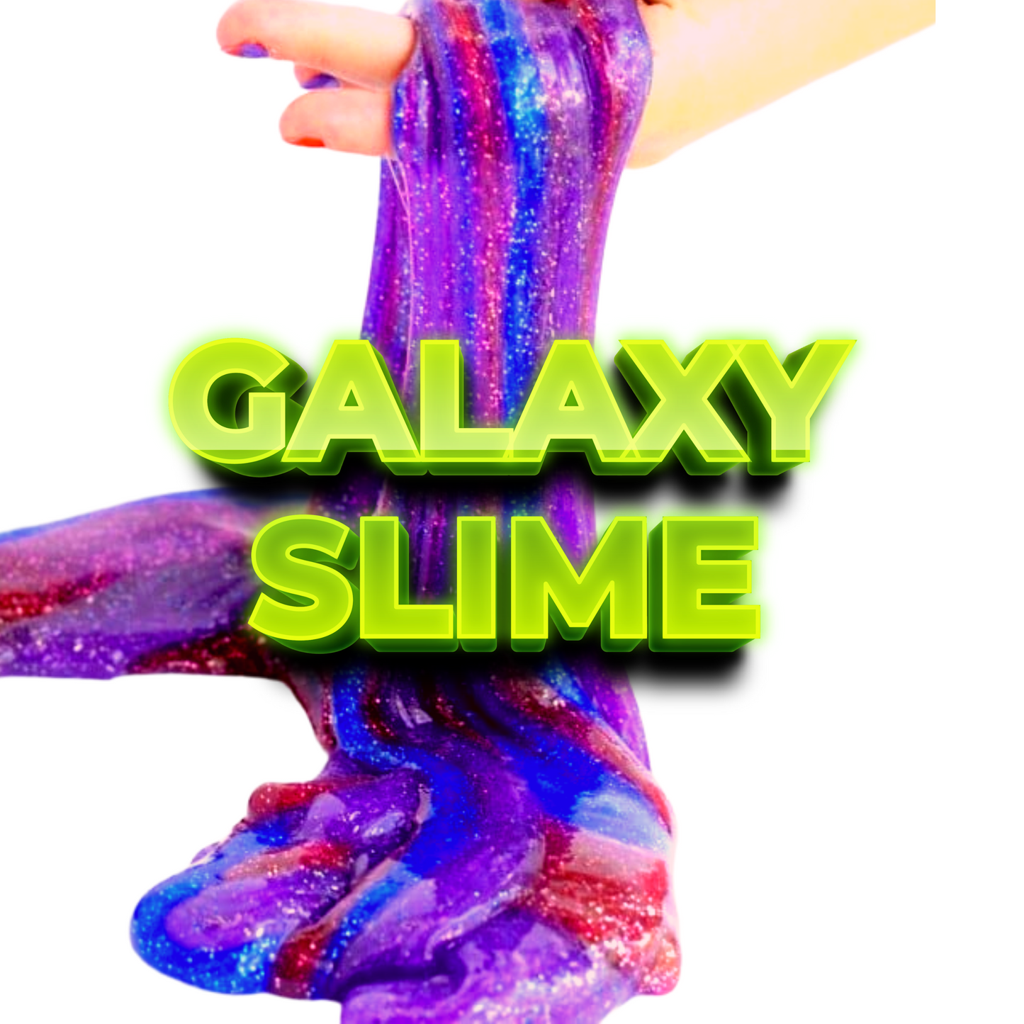 Coradoma® Galaxy Slime Kit DIY, Galaxie Schleim Set für Kinder mit Leuchtpulver