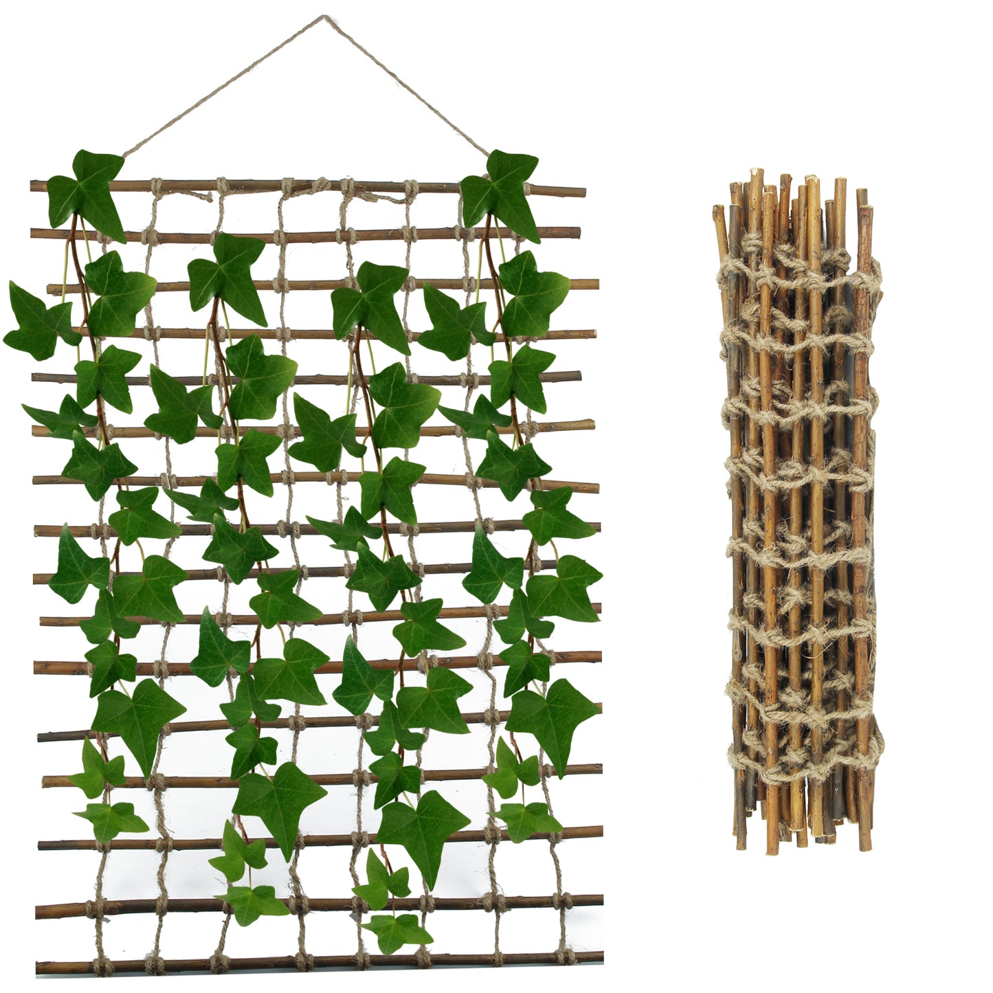 Coradoma® Rankhilfe aus Weide Rankgitter für Kletterpflanzen 30/50/100x200 cm