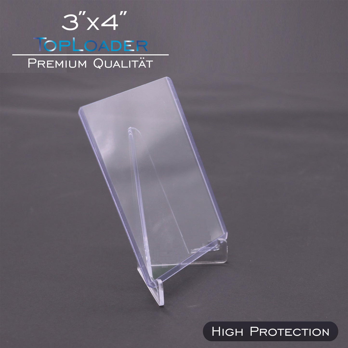 Coradoma® 25x Toploader Ultra Clear Premium Card Sleeves